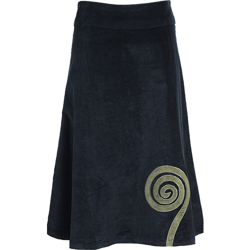 Cord Spiral Skirt